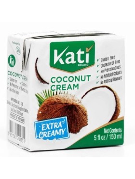 Кокосовые сливки "KATI" 150 мл, Tetra Pak (растительные жиры 24%)