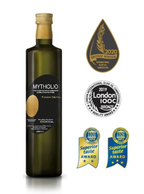 Оливковое масло MYTHOLIO Extra Virgin Premium Selection 500 мл Греция
