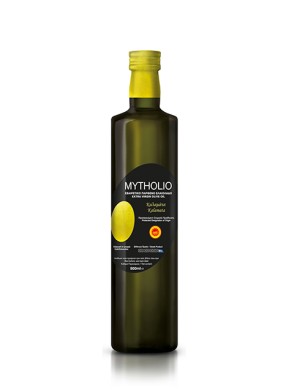 Масло оливковое MYTHOLIO  P.D.O. KALAMATA, Extra virgin, 0.5 л., ст. бут., Греция