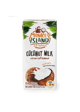 Кокосовое молоко MONKEY ISLAND, 1000 мл  (без добавок и эмульгатора)